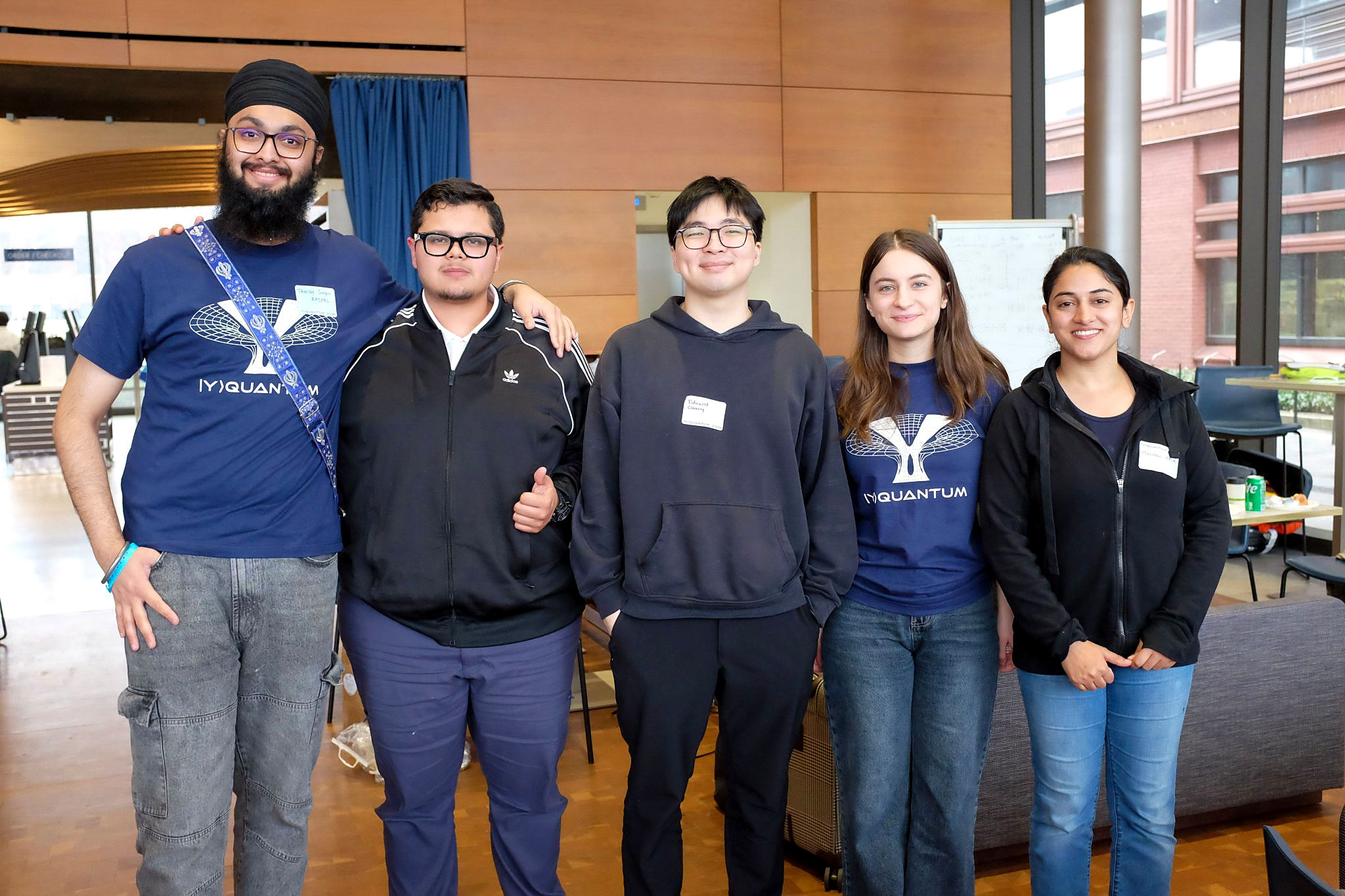 The Popeyes team at the YQuantum 2026 hackathon at Yale University